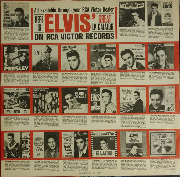 Elvis Presley : Girls! Girls! Girls! (LP, Album, Mono, Roc)