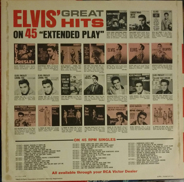 Elvis Presley : Girls! Girls! Girls! (LP, Album, Mono, Roc)