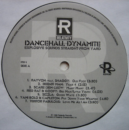 Various : Dancehall Dynamite (Explosive Sounds Straight From Yard) (LP, Comp)