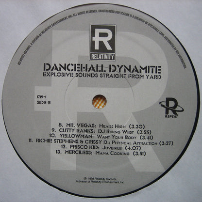 Various : Dancehall Dynamite (Explosive Sounds Straight From Yard) (LP, Comp)