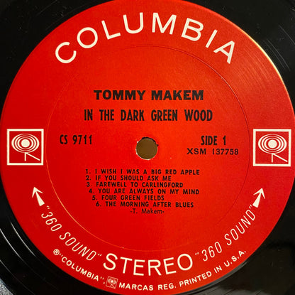 Tommy Makem : In The Dark Green Wood (LP, Album, Pit)
