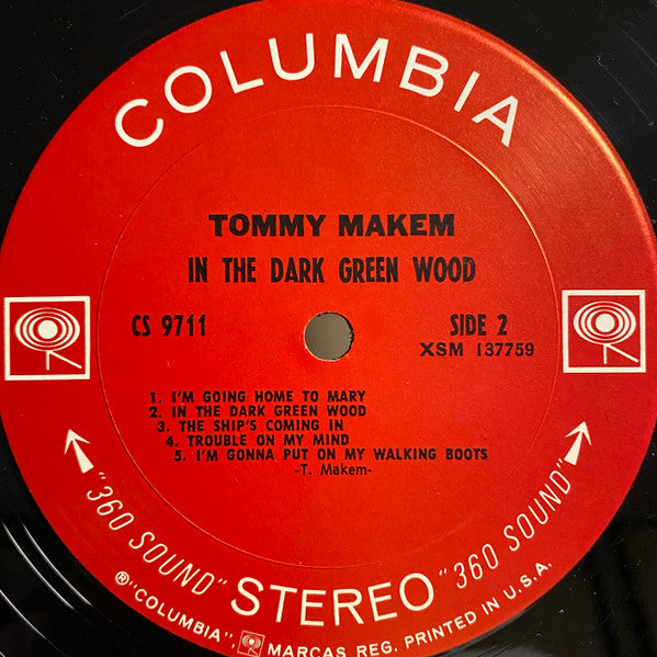 Tommy Makem : In The Dark Green Wood (LP, Album, Pit)