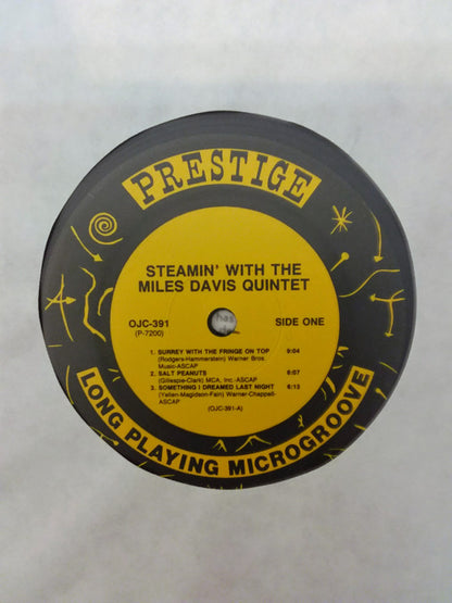 The Miles Davis Quintet : Steamin' With The Miles Davis Quintet (LP, Album, RE, RM)