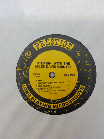 The Miles Davis Quintet : Steamin' With The Miles Davis Quintet (LP, Album, RE, RM)