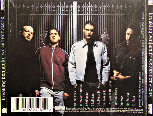 Breaking Benjamin : We Are Not Alone (CD, Album, Enh, RE)