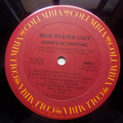 Blue Öyster Cult : Agents Of Fortune (LP, Album)