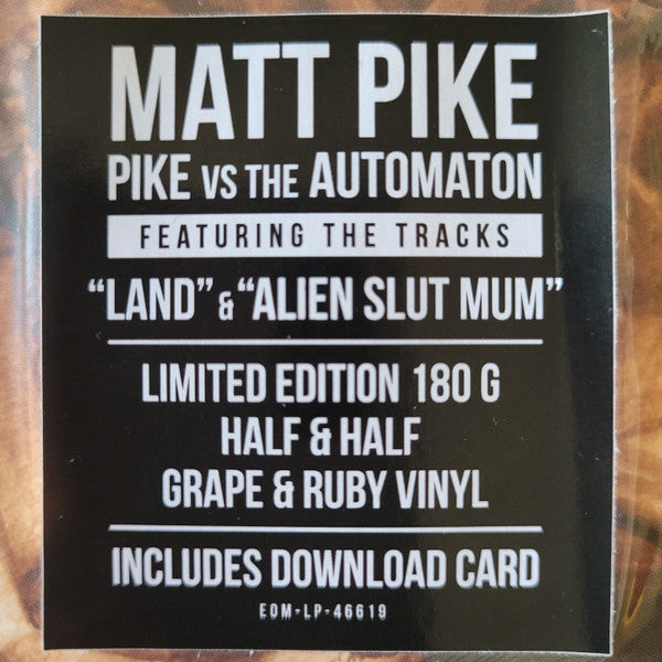 Pike Vs The Automaton : Pike Vs The Automaton (2xLP, Album, Ltd, Hal)