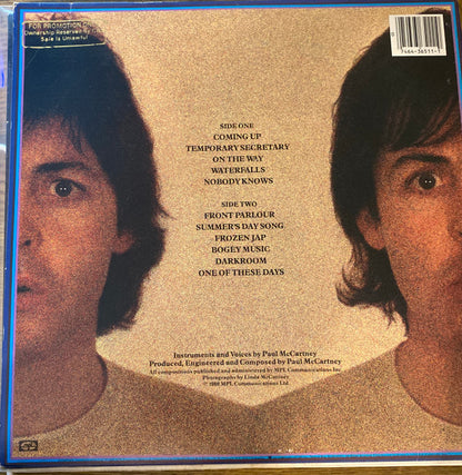 Paul McCartney : McCartney II (LP, Album, Pit)