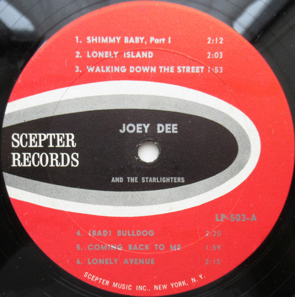 Joey Dee & The Starlighters* : The Peppermint Twisters (LP, Album, Mono)
