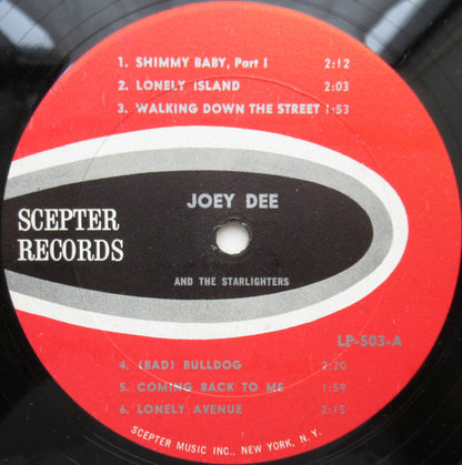 Joey Dee & The Starlighters* : The Peppermint Twisters (LP, Album, Mono)
