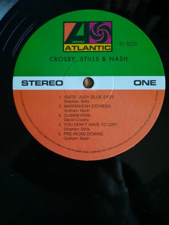Crosby, Stills & Nash : Crosby, Stills & Nash (LP, Album, RE, 180)
