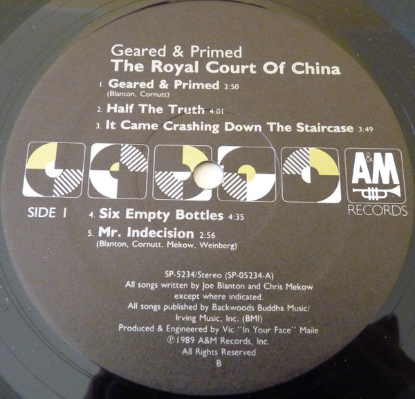 The Royal Court Of China : Geared & Primed (LP, Album)