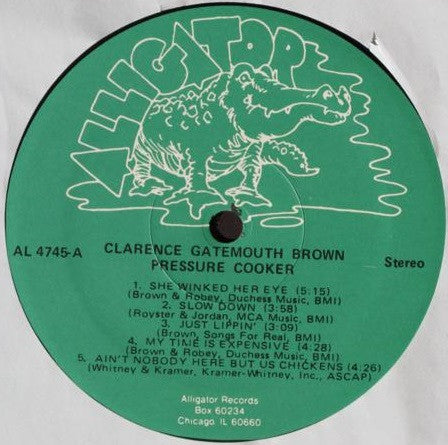 Clarence "Gatemouth" Brown : Pressure Cooker (LP, Album, Comp)