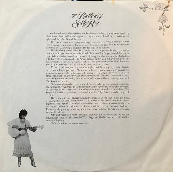 Emmylou Harris : The Ballad Of Sally Rose (LP, Album, Club, Car)