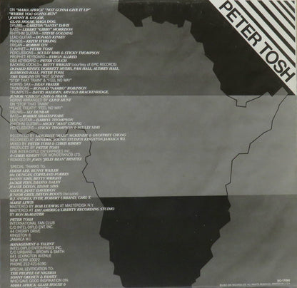Peter Tosh : Mama Africa (LP, Album, WIn)