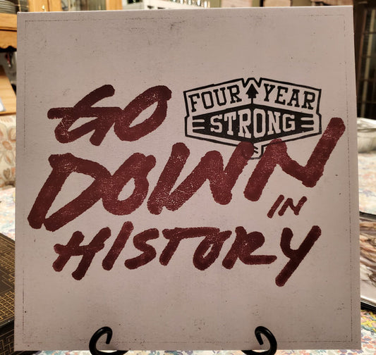 Four Year Strong : Go Down In History (LP, S/Sided, EP, Etch, RP, Whi)