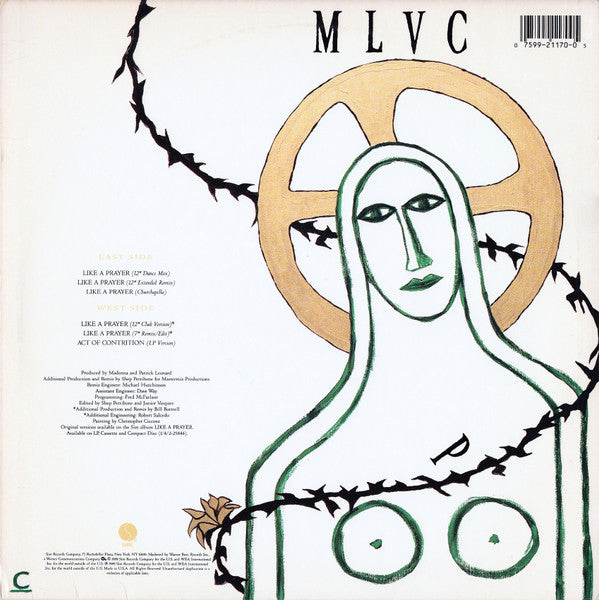 Madonna : Like A Prayer (12", Maxi, Spe)