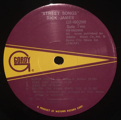 Rick James : Street Songs (LP, Album)