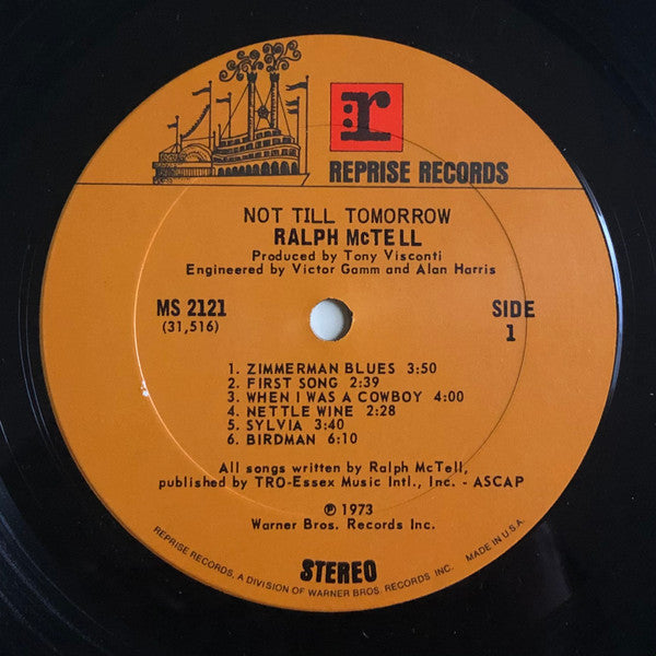 Ralph McTell : Not Till Tomorrow (LP, Album)
