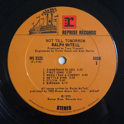 Ralph McTell : Not Till Tomorrow (LP, Album)