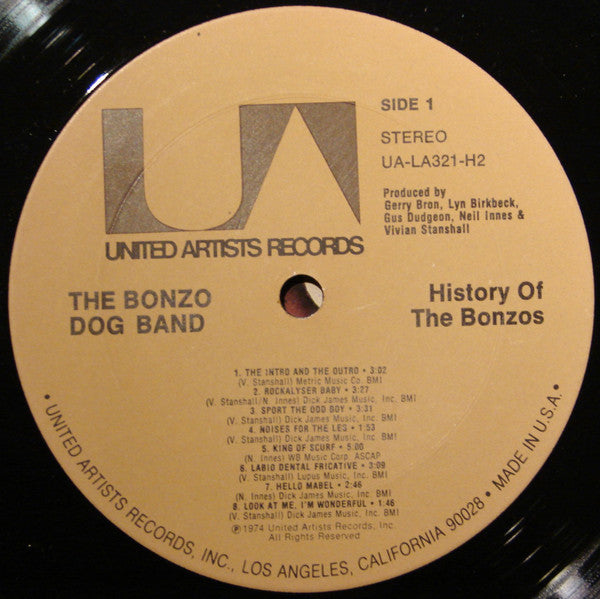 The Bonzo Dog Band* : The History Of The Bonzos (2xLP, Comp, Ter)