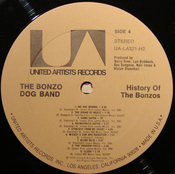 The Bonzo Dog Band* : The History Of The Bonzos (2xLP, Comp, Ter)
