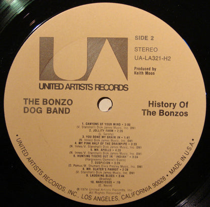 The Bonzo Dog Band* : The History Of The Bonzos (2xLP, Comp, Ter)