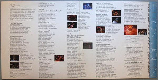 Elton John With The Melbourne Symphony Orchestra : Live In Australia (2xLP, Album, Glo)