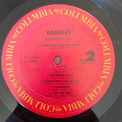 Bangles : Different Light (LP, Album, Pit)