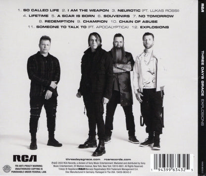 Three Days Grace : Explosions (CD, Album)
