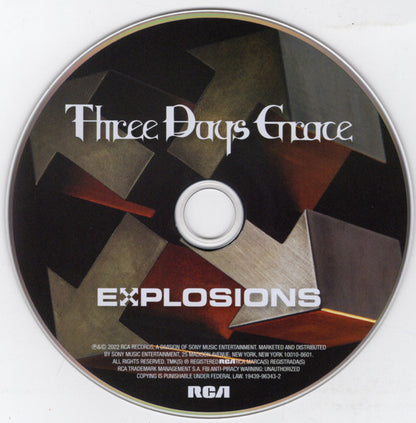 Three Days Grace : Explosions (CD, Album)