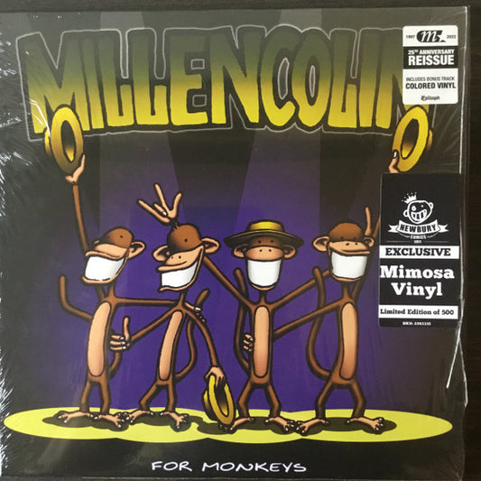 Millencolin : For Monkeys (LP, Album, Ltd, RE, Yel)