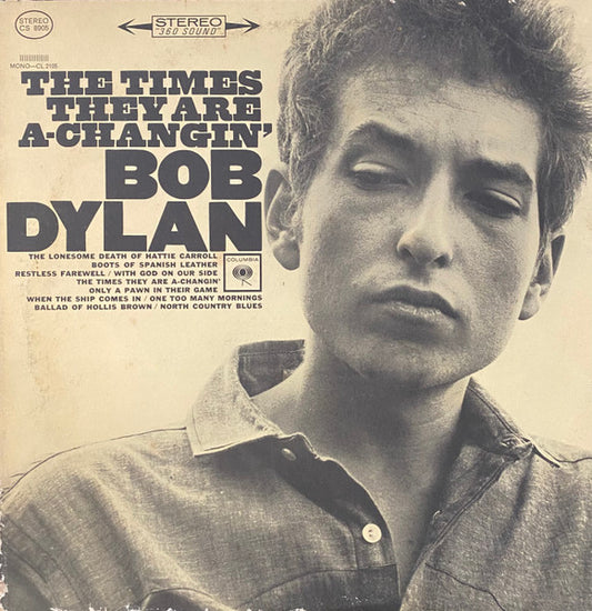 Bob Dylan : The Times They Are A-Changin' (LP, Album, RE, Pit)