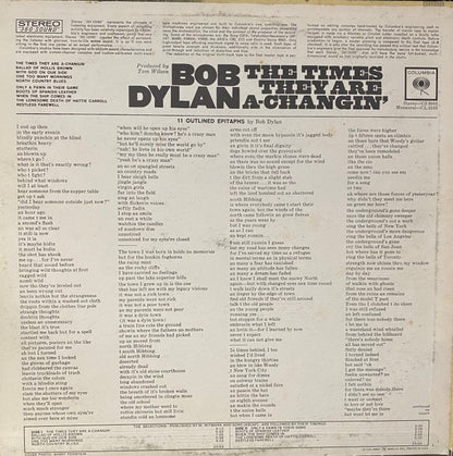 Bob Dylan : The Times They Are A-Changin' (LP, Album, RE, Pit)