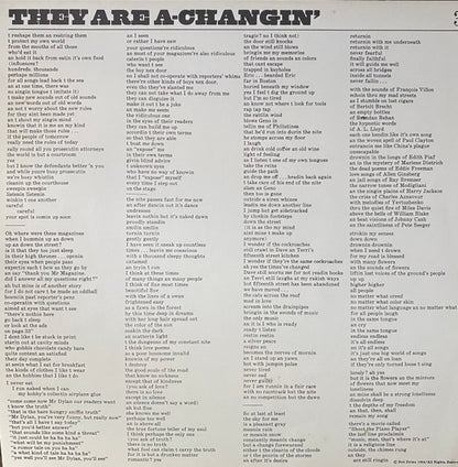 Bob Dylan : The Times They Are A-Changin' (LP, Album, RE, Pit)