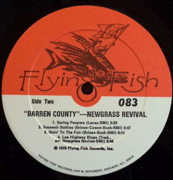New Grass Revival : Barren County (LP, Album, PRC)