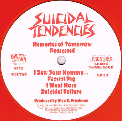 Suicidal Tendencies : Suicidal Tendencies (LP, Album, Ltd, RE, Red)