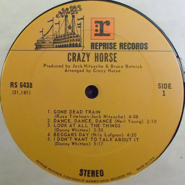 Crazy Horse : Crazy Horse (LP, Album, San)