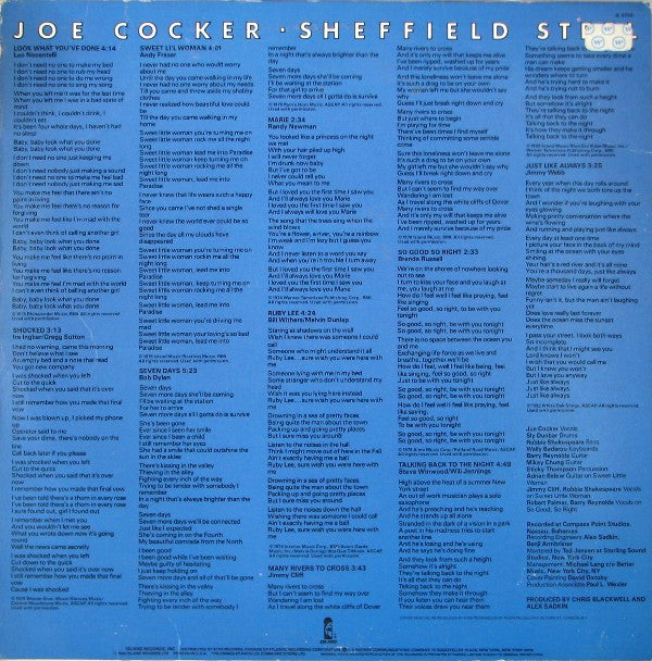 Joe Cocker : Sheffield Steel (LP, Album, SP )