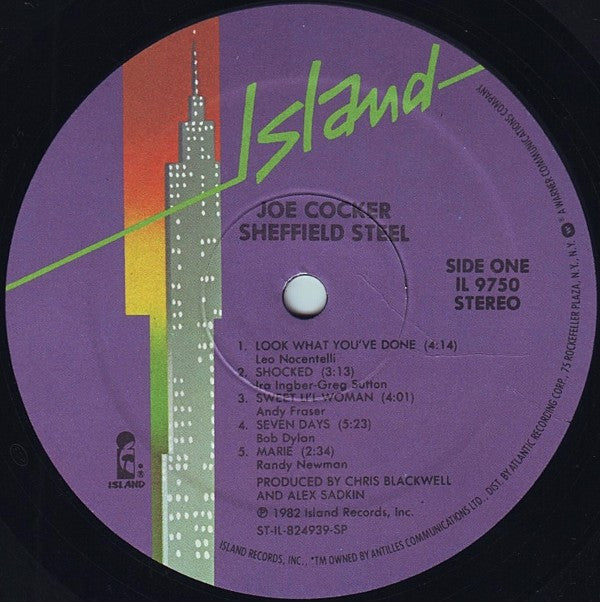 Joe Cocker : Sheffield Steel (LP, Album, SP )