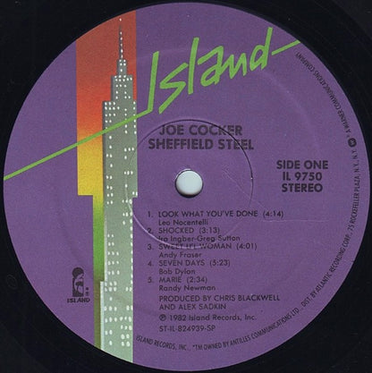 Joe Cocker : Sheffield Steel (LP, Album, SP )