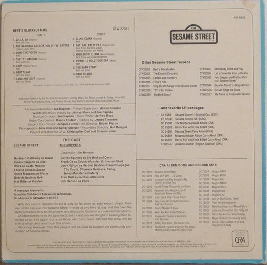 Bert (3) : Bert's Blockbusters (LP)