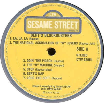 Bert (3) : Bert's Blockbusters (LP)