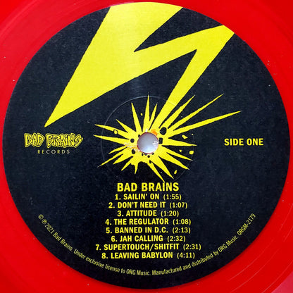Bad Brains : Bad Brains (LP, Album, RE, RM, Red)