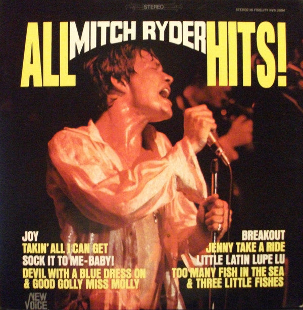 Mitch Ryder : All Mitch Ryder Hits! (LP, Comp, Mon)