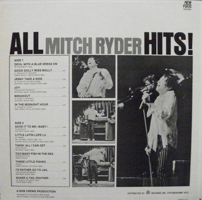 Mitch Ryder : All Mitch Ryder Hits! (LP, Comp, Mon)