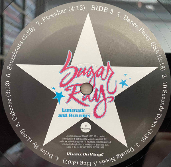 Sugar Ray (2) : Lemonade And Brownies (LP, Album, RE, 180)