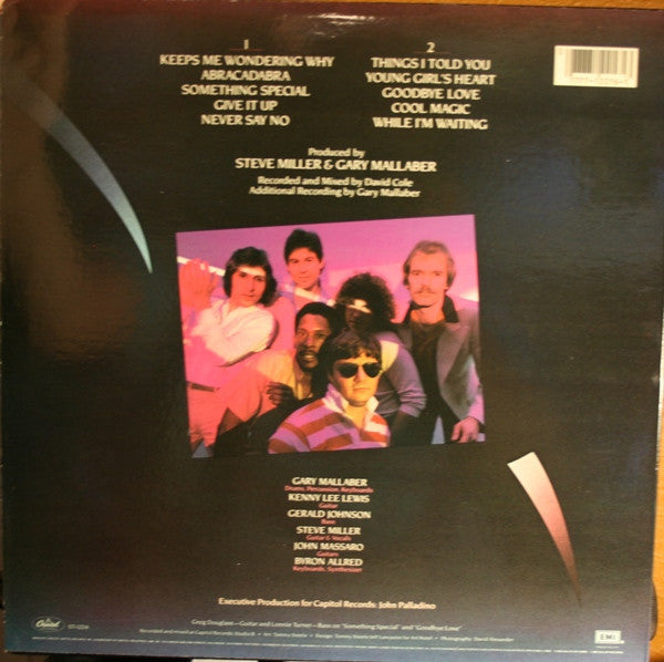 The Steve Miller Band* : Abracadabra (LP, Album, Win)