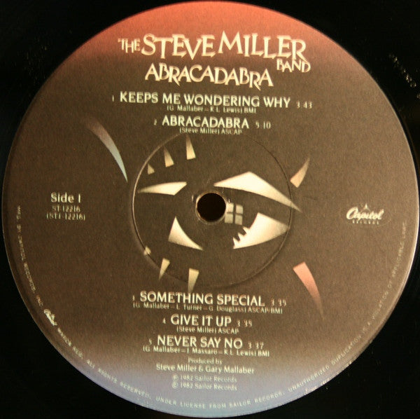 The Steve Miller Band* : Abracadabra (LP, Album, Win)