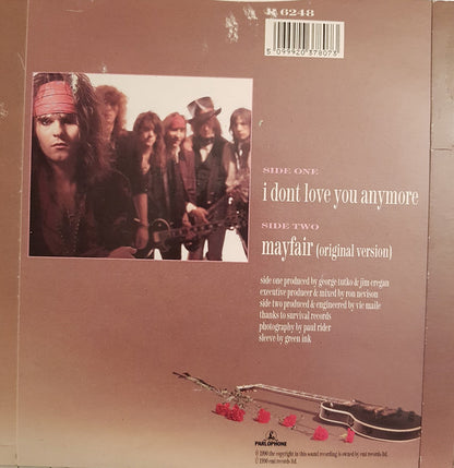 Quireboys* : I Don't Love You Anymore (7", Single)